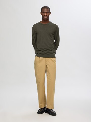 Pullover 'SLHTray' di SELECTED HOMME in verde