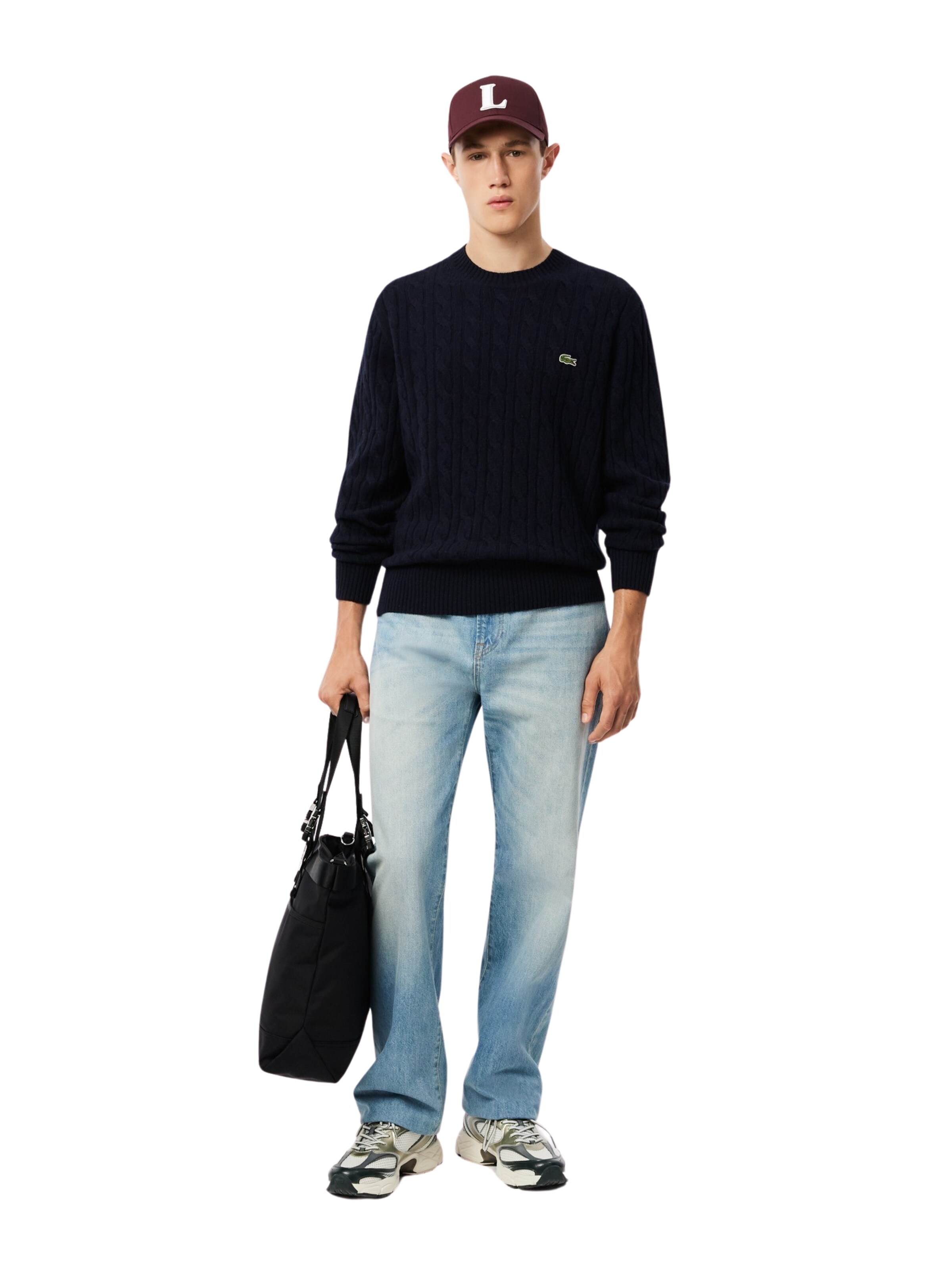 LACOSTE Pullover in Blau