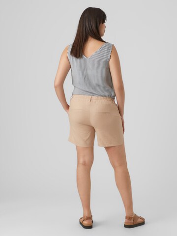 regular Pantaloni chino 'Beach' di MAMALICIOUS in beige