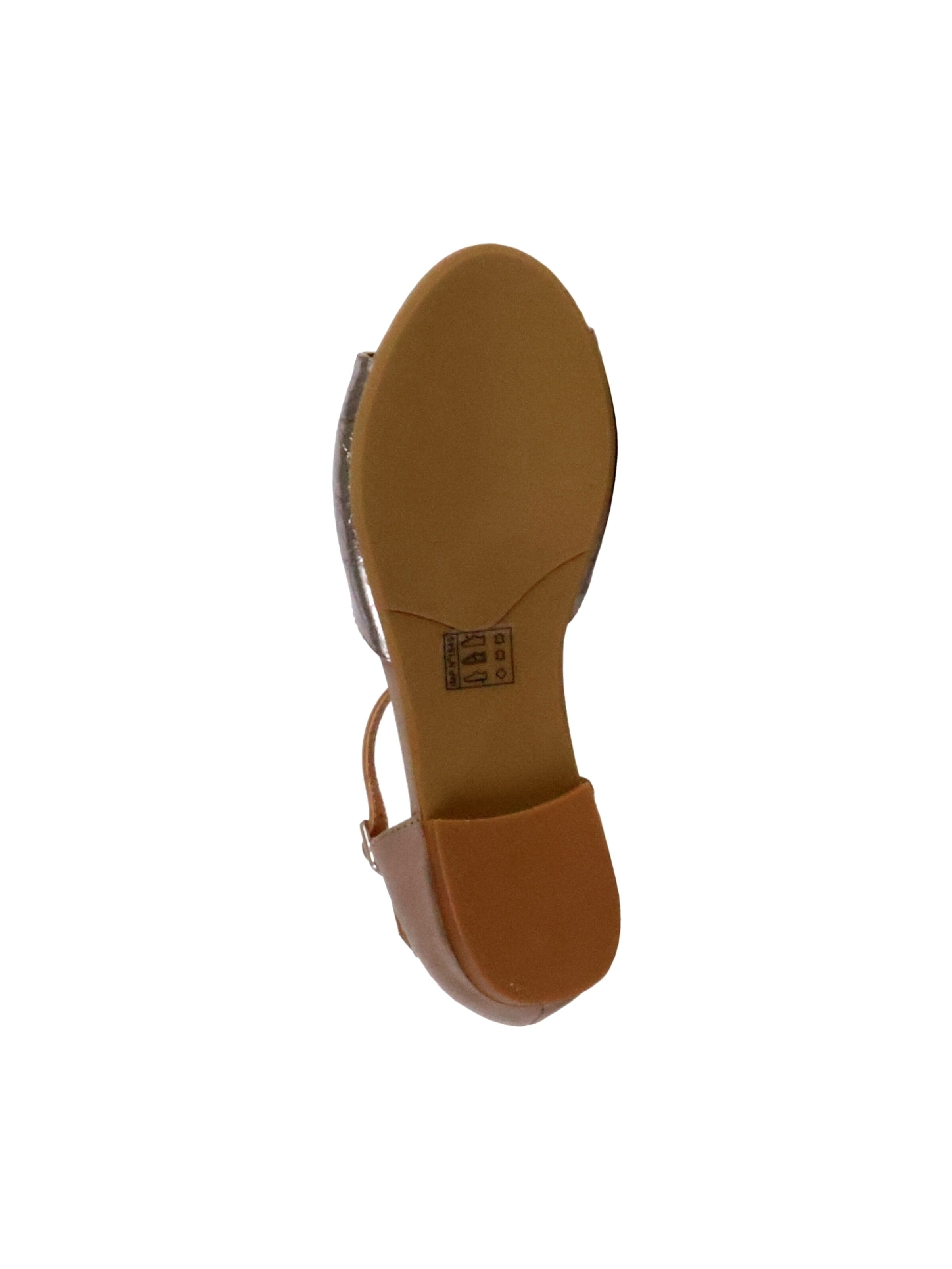 Sandalo 'Ledersandalen „Axelle“' di Emilie Karston in argento