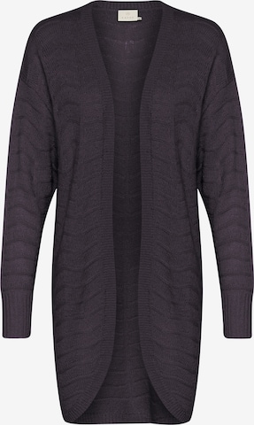 Kaffe Strickjacke 'Emria' in Schwarz: Vorderseite