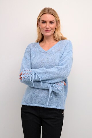 Pullover 'Niso' di Cream in blu: frontale