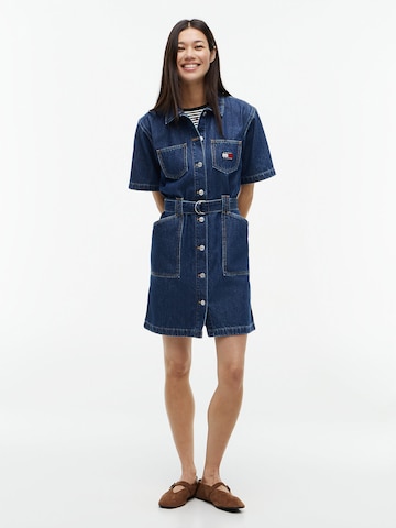Robe-chemise Tommy Jeans en bleu : devant