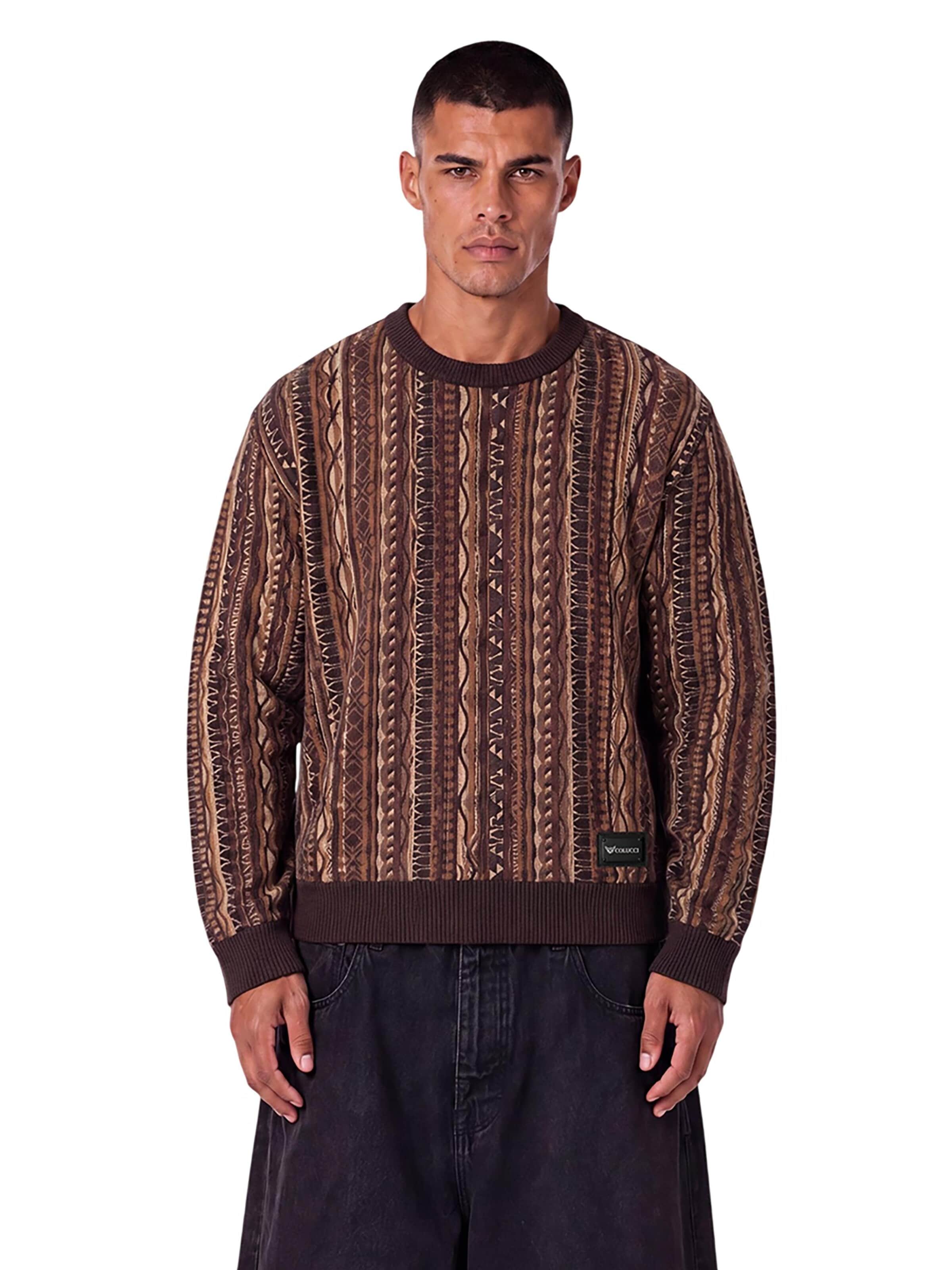 Colucci - Pullover em castanho: frente