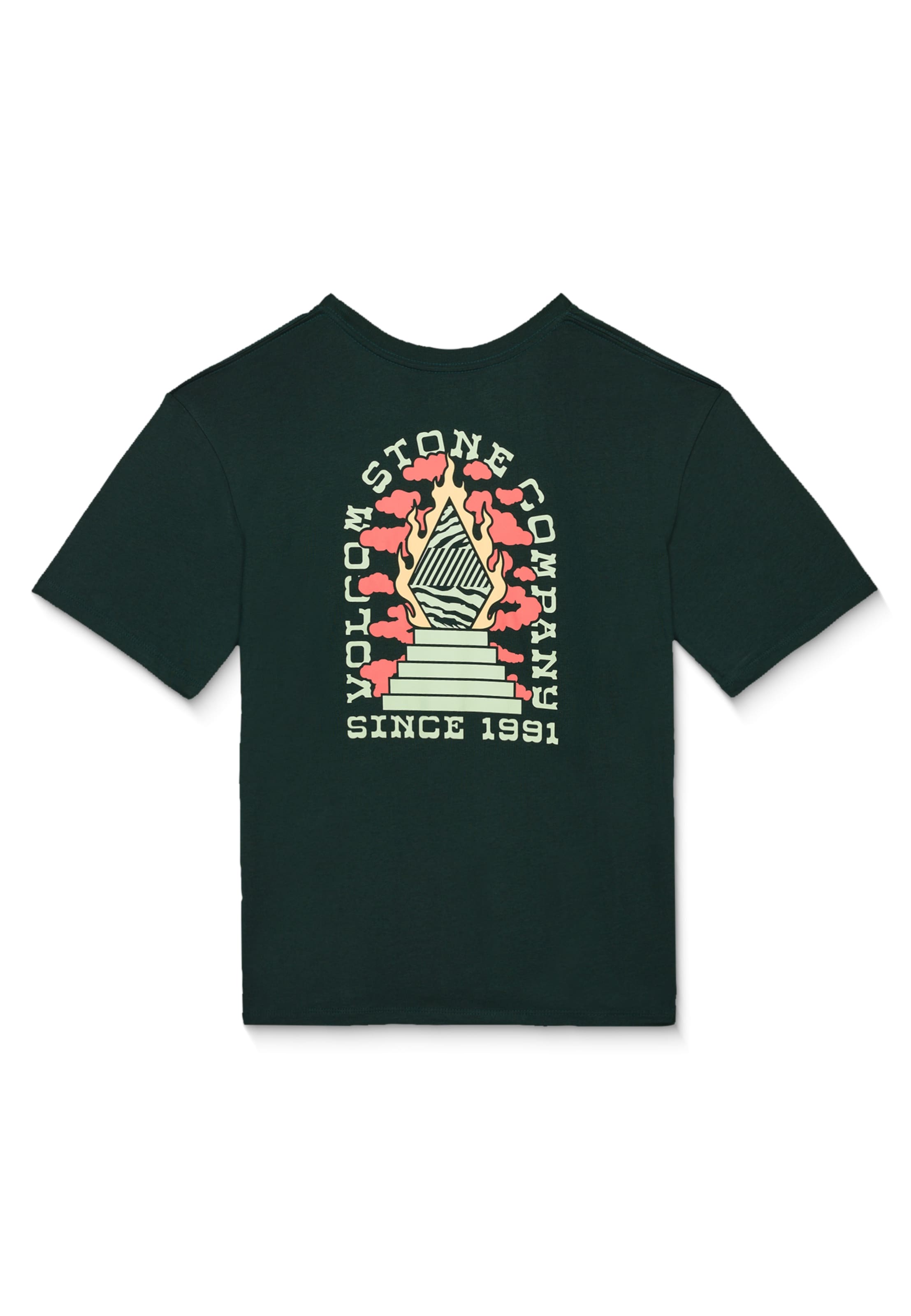 T-Shirt 'Altarium' Volcom en vert