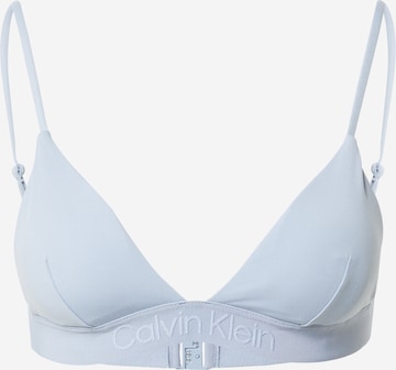 Calvin Klein Swimwear Triangel Bikinitop in Blau: predná strana