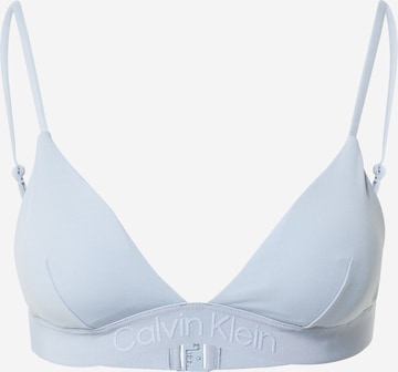 Calvin Klein Swimwear Trojuholníky Bikinový top - Modrá: predná strana