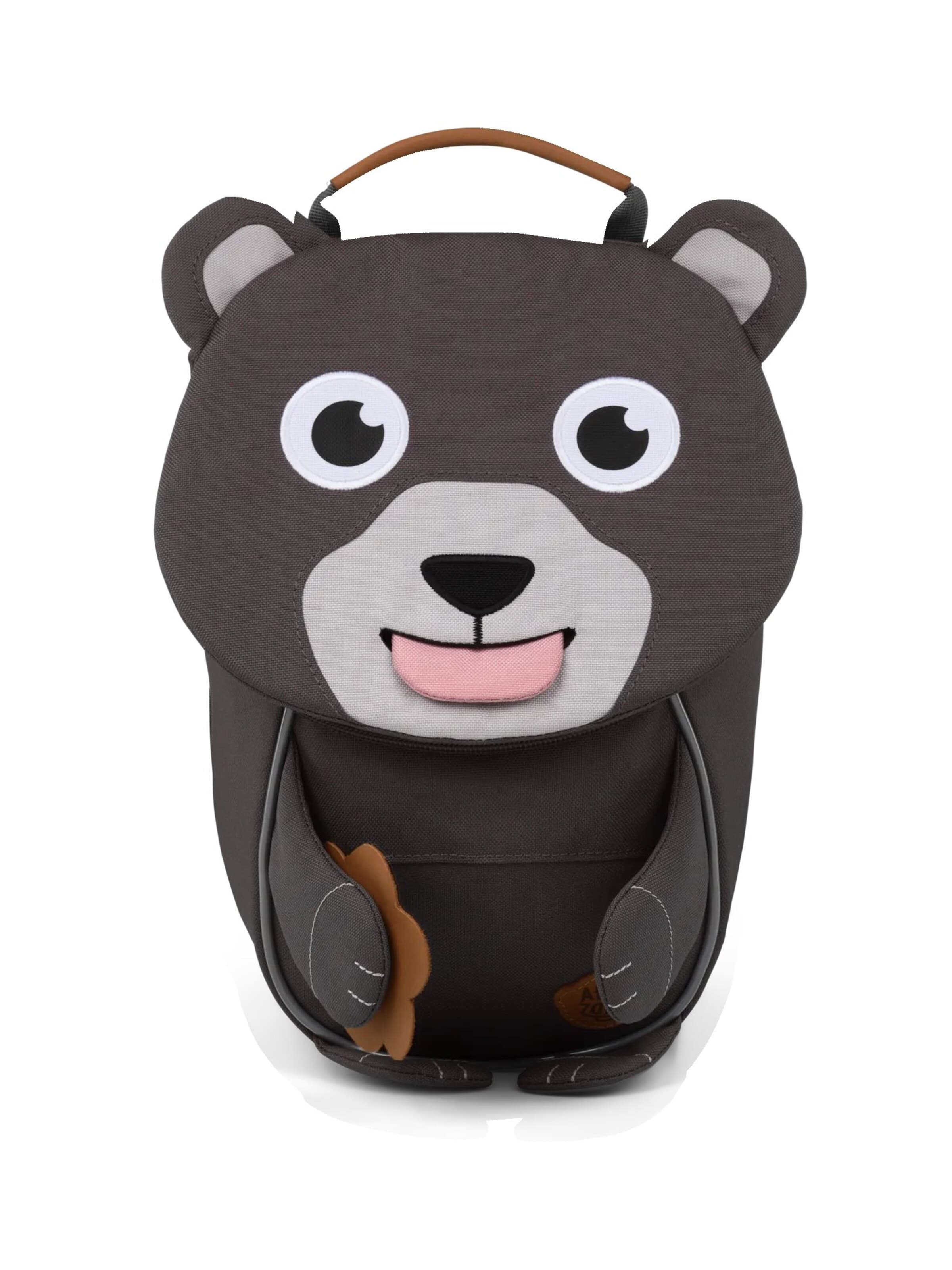Affenzahn Backpack 'Kleiner Freund' in Grey: front