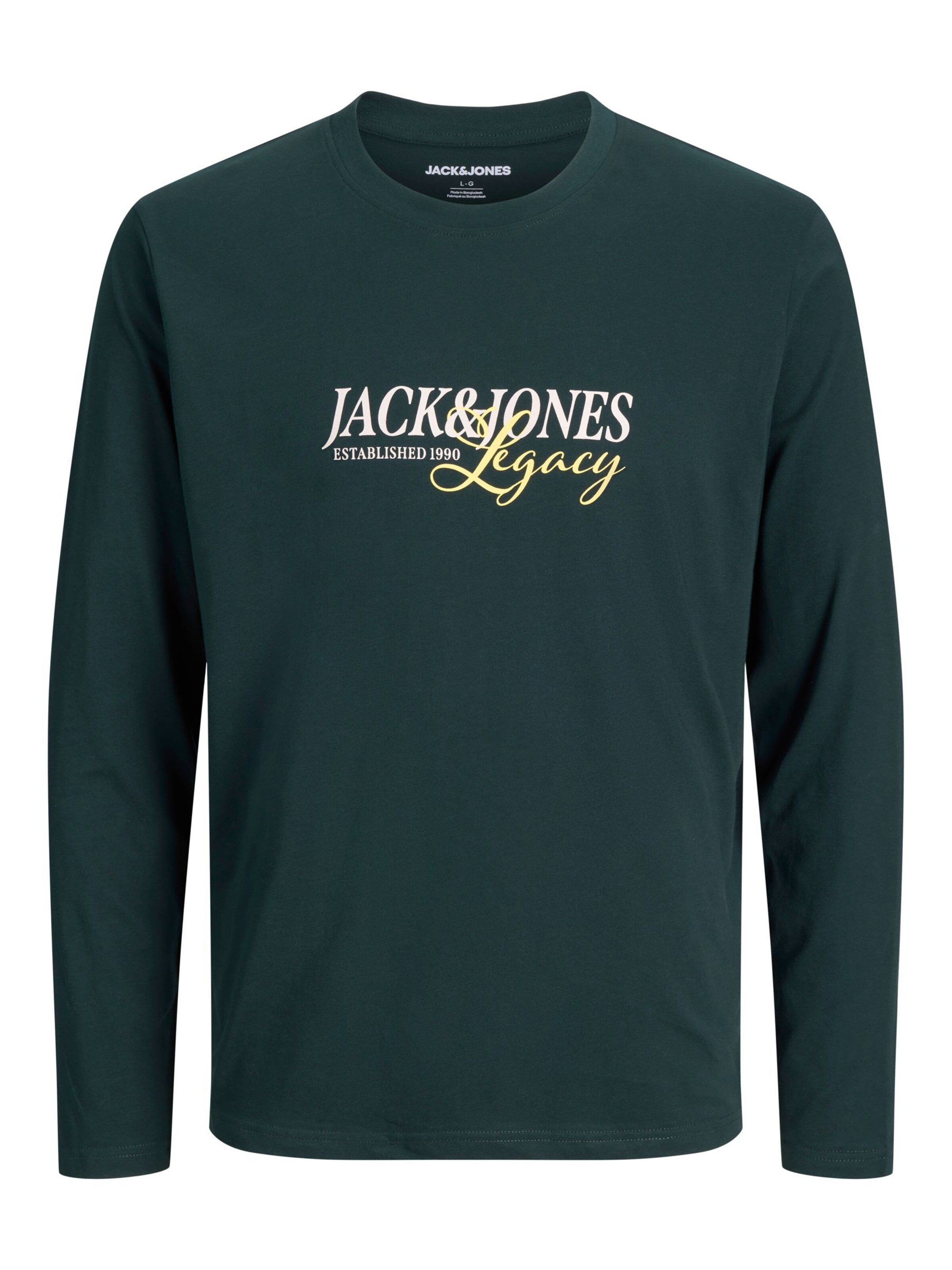 Maglietta di JACK & JONES in verde: frontale
