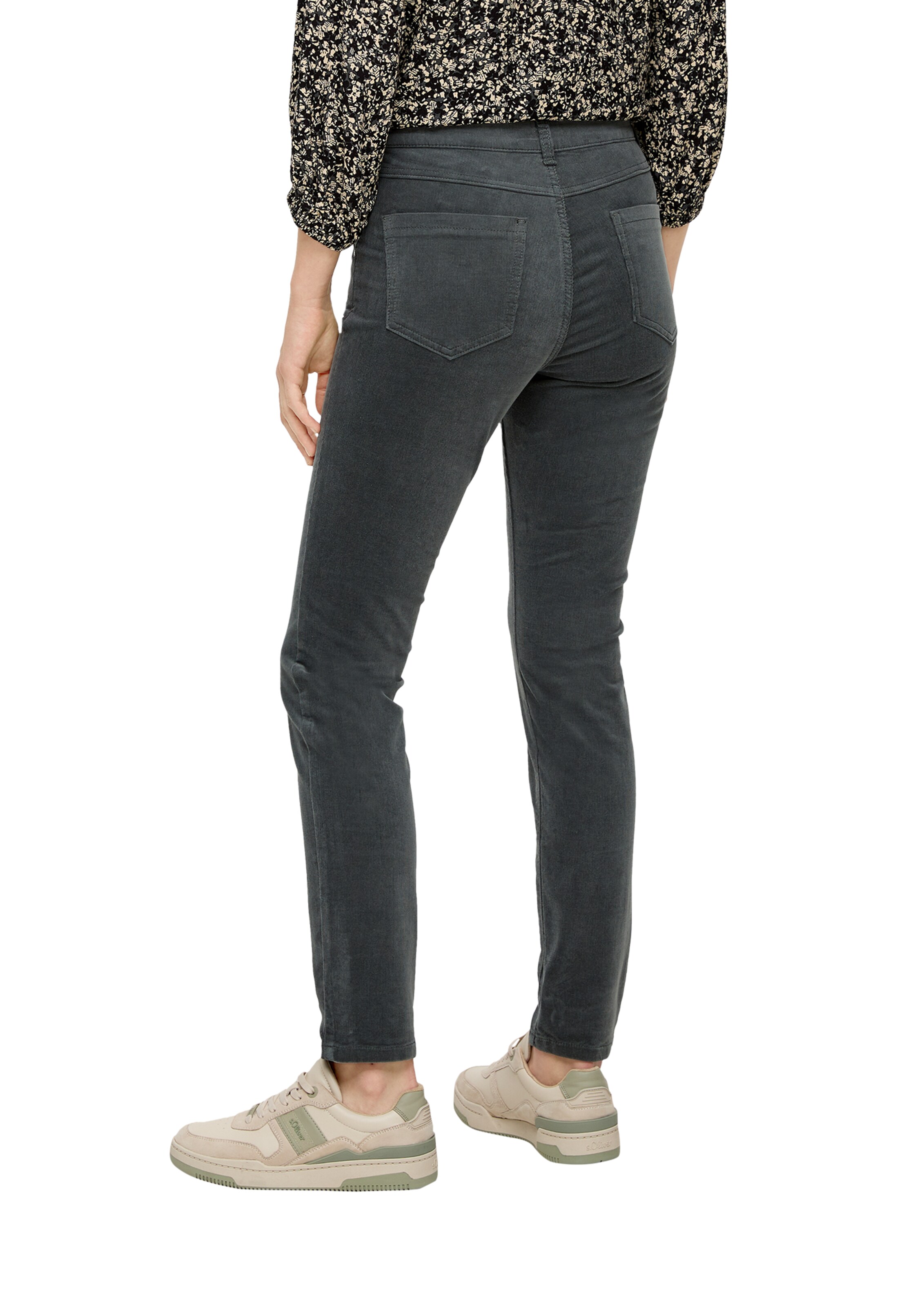 Coupe slim Pantalon s.Oliver en vert