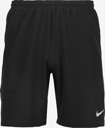 NIKE Workout Pants in Black: front