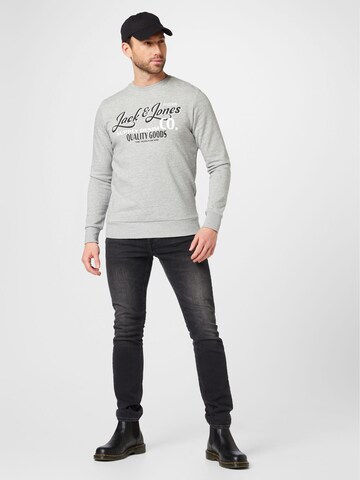 JACK & JONES Sweatshirt 'ANDY' in Grey