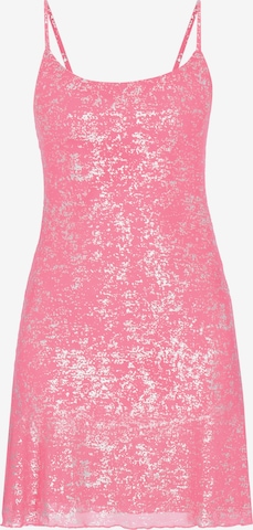 Robe faina en rose : devant