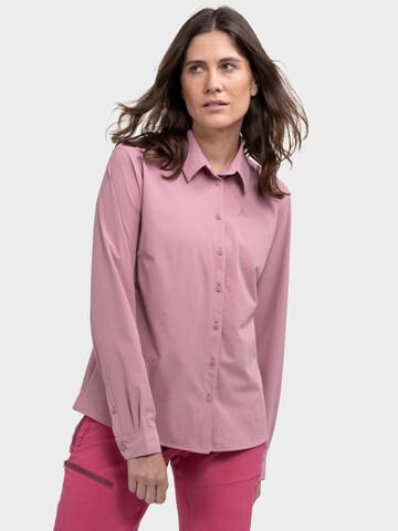 Chemisier fonctionnel 'Dunajec WMN' Schöffel en rose : devant