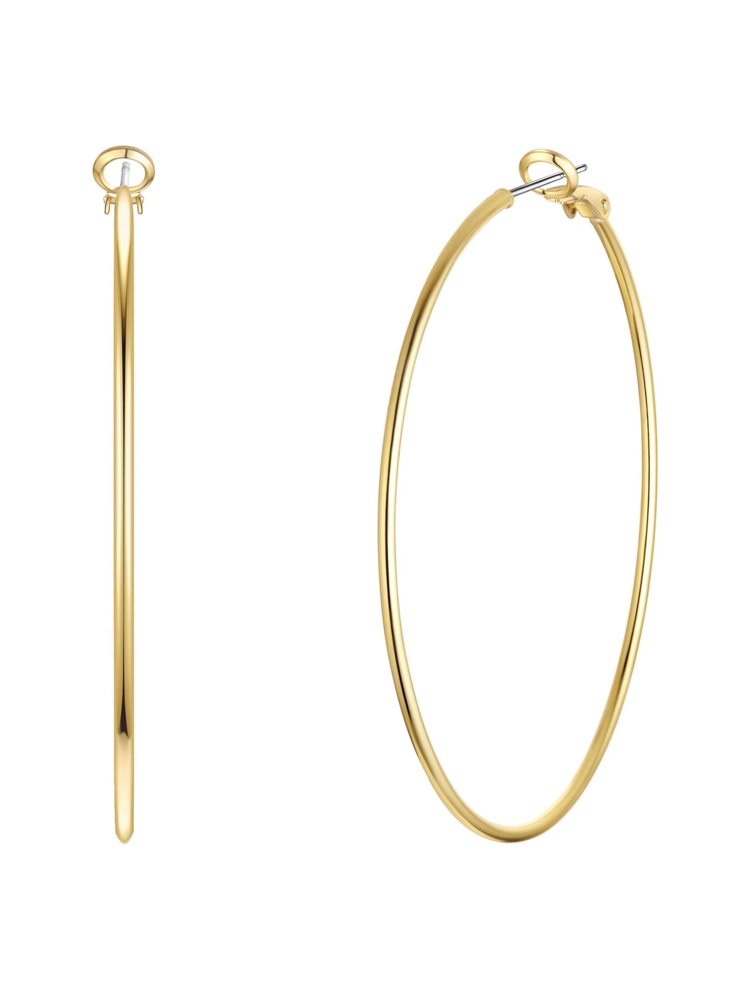 Yokoamii Earrings in Gold: front