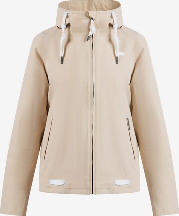 Veste fonctionnelle Schmuddelwedda en beige : devant