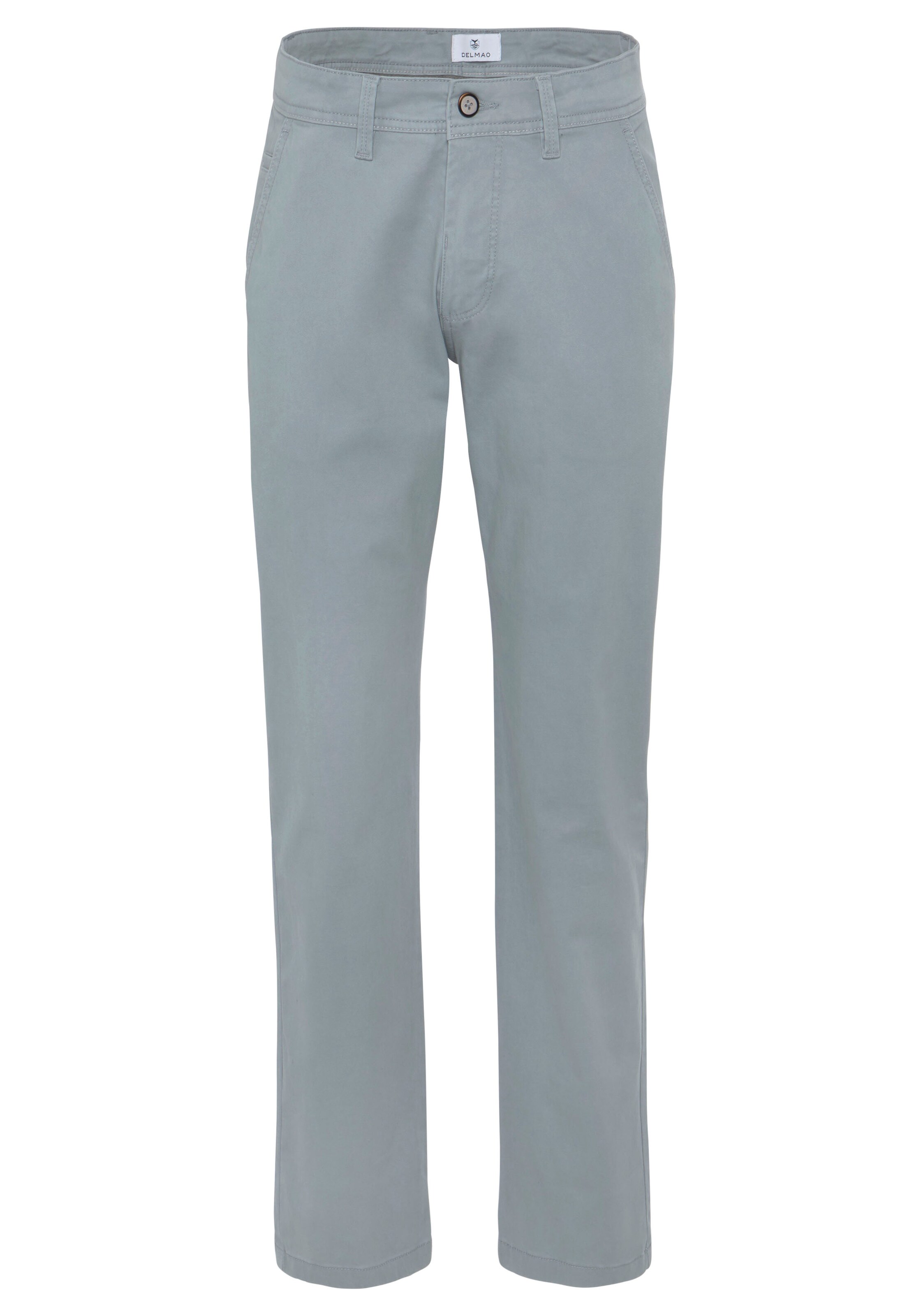 DELMAO Regular Hose in Grau: Vorderseite