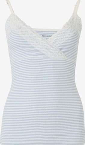 Haut HOLLISTER en bleu : devant