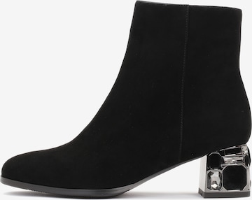 Kazar Booties in Black: front