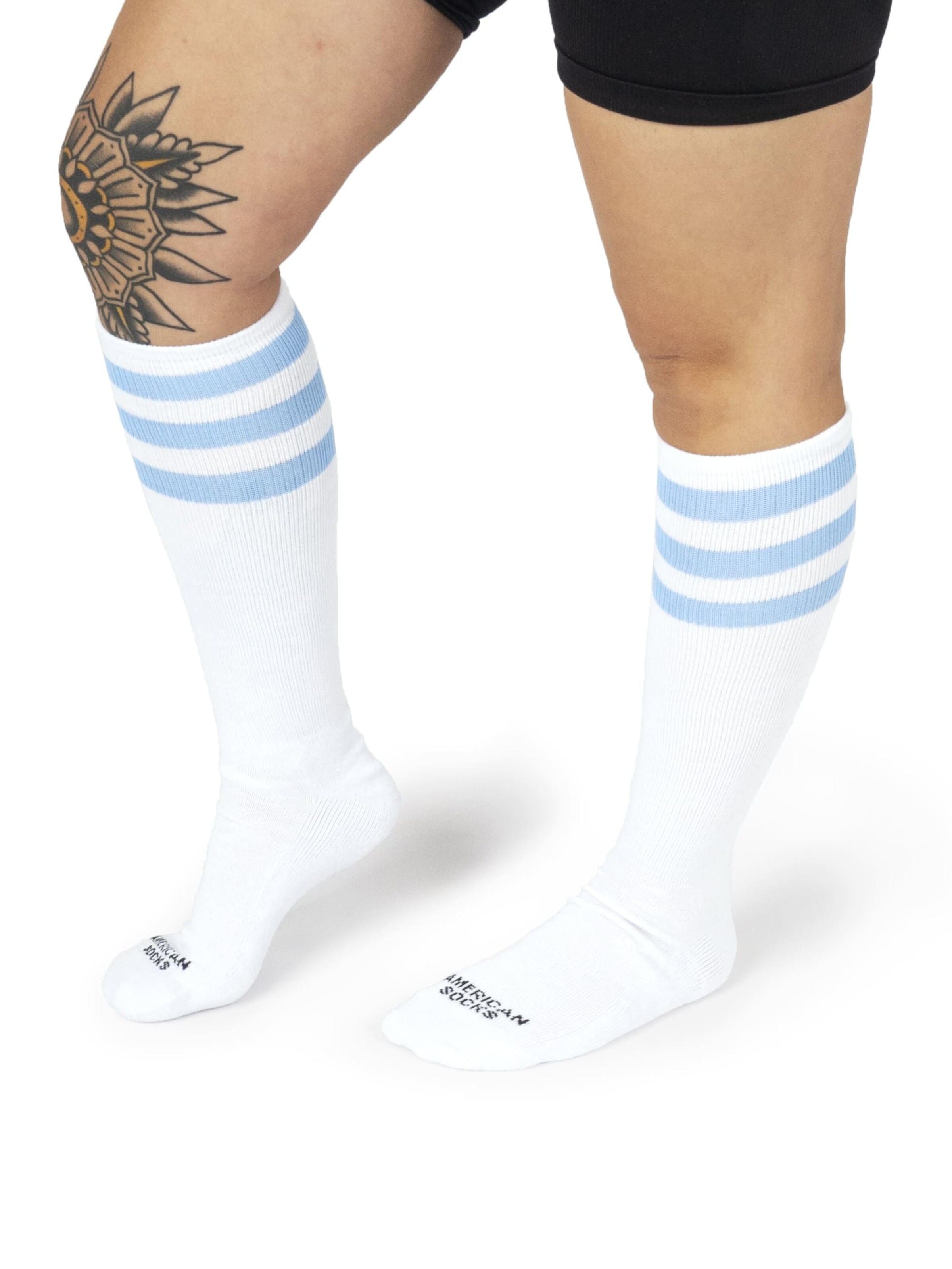 American Socks Knee socks 'Maverick' in White