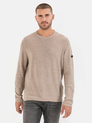 CAMEL ACTIVE Sweater in Brown: front