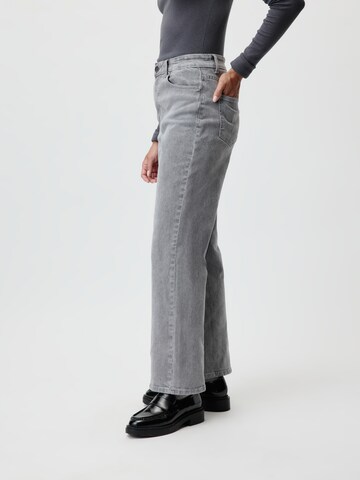 LeGer by Lena Gercke - Acampanado Vaquero 'Falda' en gris
