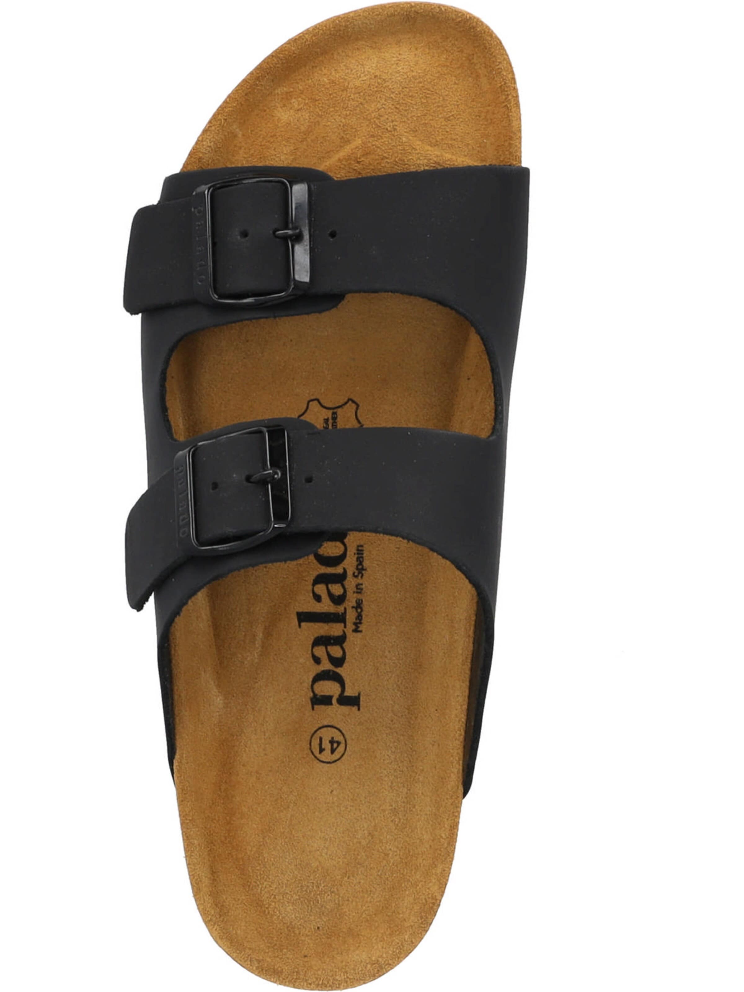 Palado Mule 'Palado Korfu Oiled Premium Leather Herren' in Black
