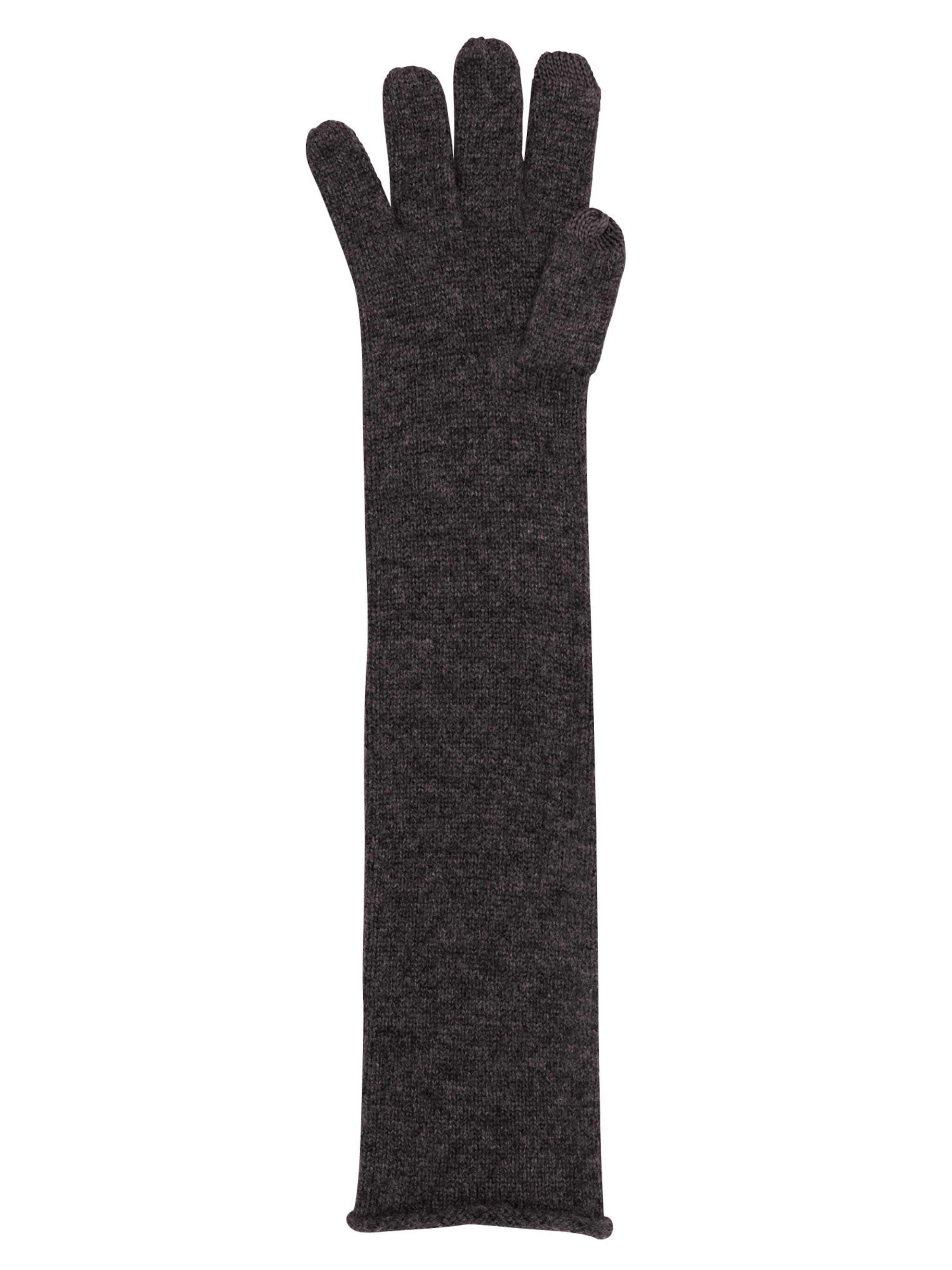 CASH-MERE.CH Fingerhandsker i grå