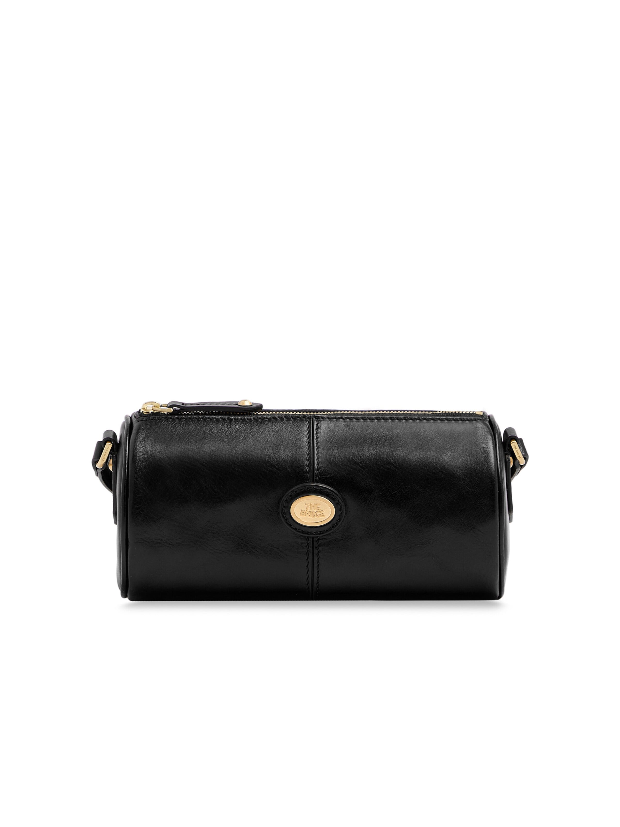 The Bridge Handbag in Black: front