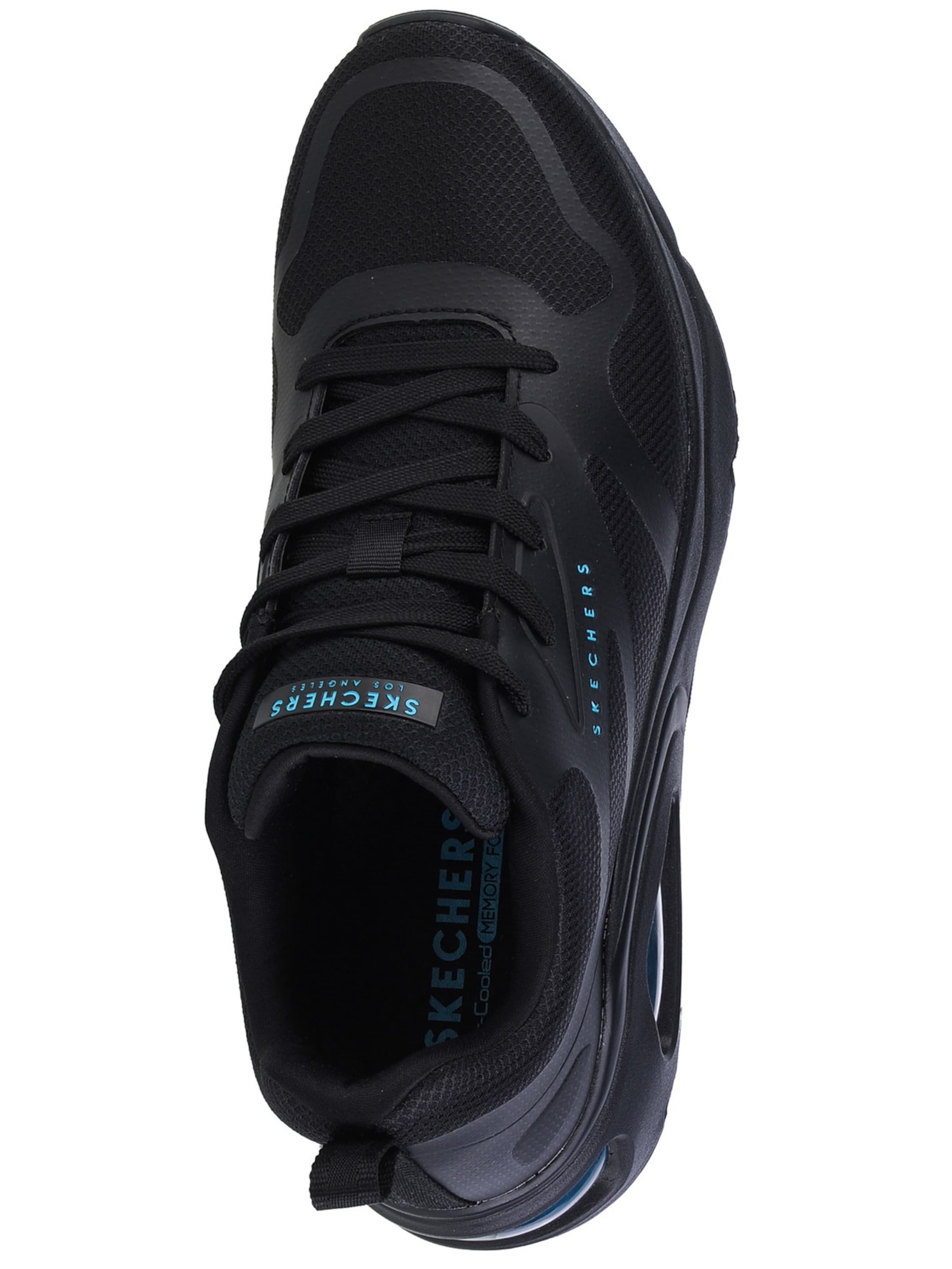 SKECHERS Athletic lace-up shoe 'Tres-Air Uno-Modern Aff-Air' in Black