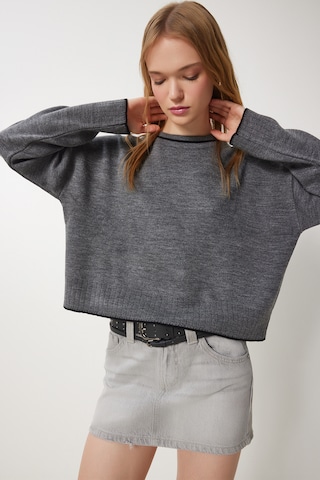 Happiness İstanbul Sweter w kolorze szary