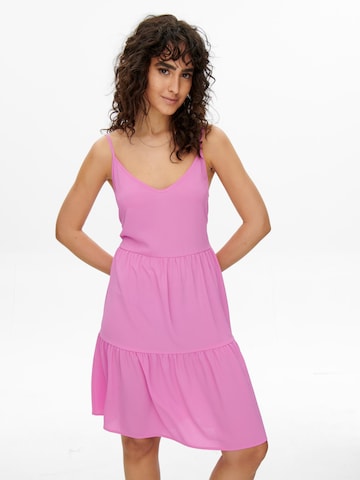 JDY Summer Dress 'Piper' in Pink: front