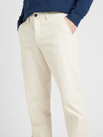 JACK & JONES - Regular Calças chino 'OLLIE DAVE' em bege