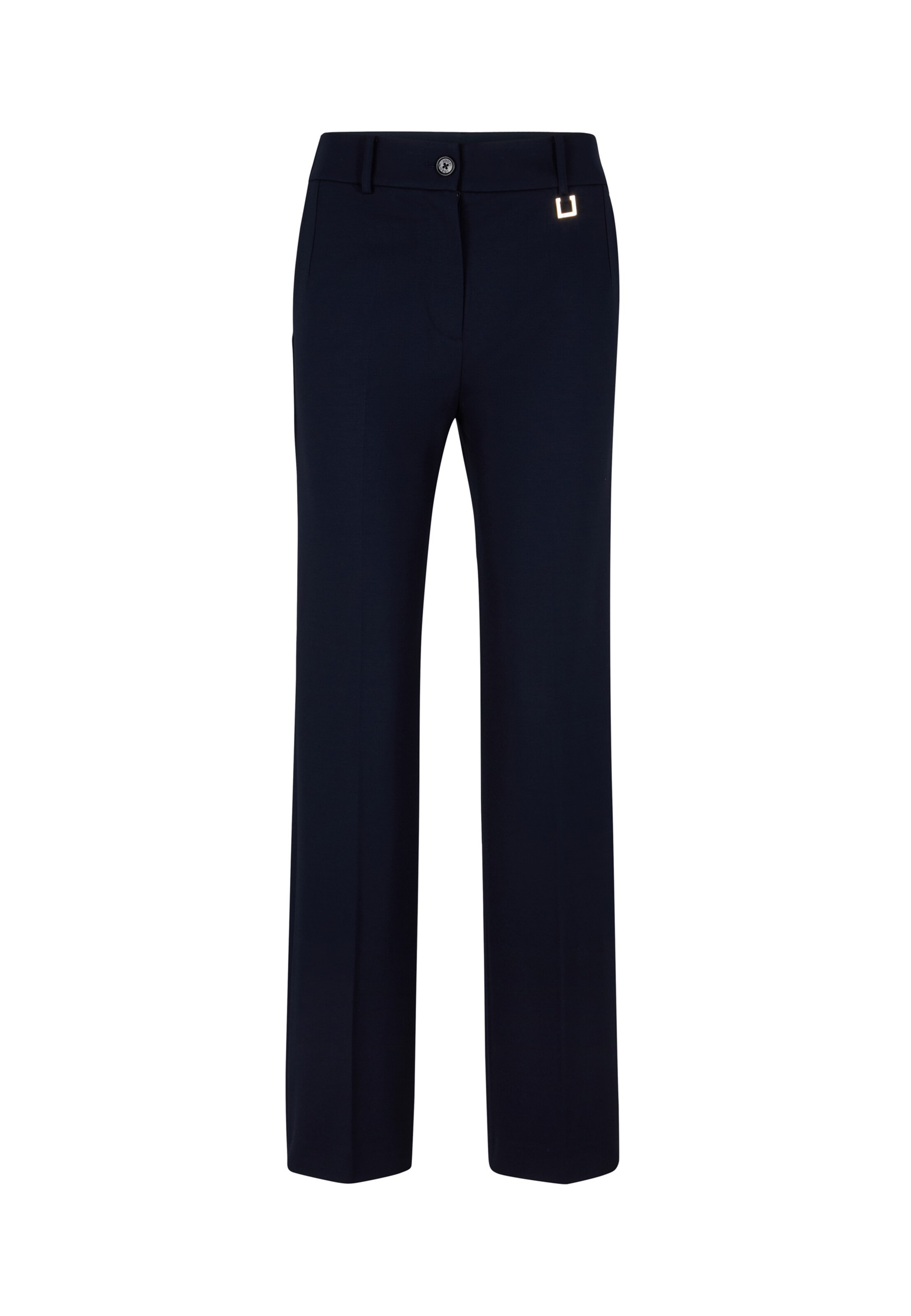 JOOP! Loose fit Trousers with creases in Blue: front