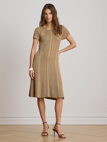 Lauren Ralph Lauren Πλεκτό φόρεμα σε χρυσό
