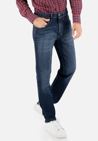 CLUB OF COMFORT Slimfit Jeans 'Henry' in Blauw: voorkant