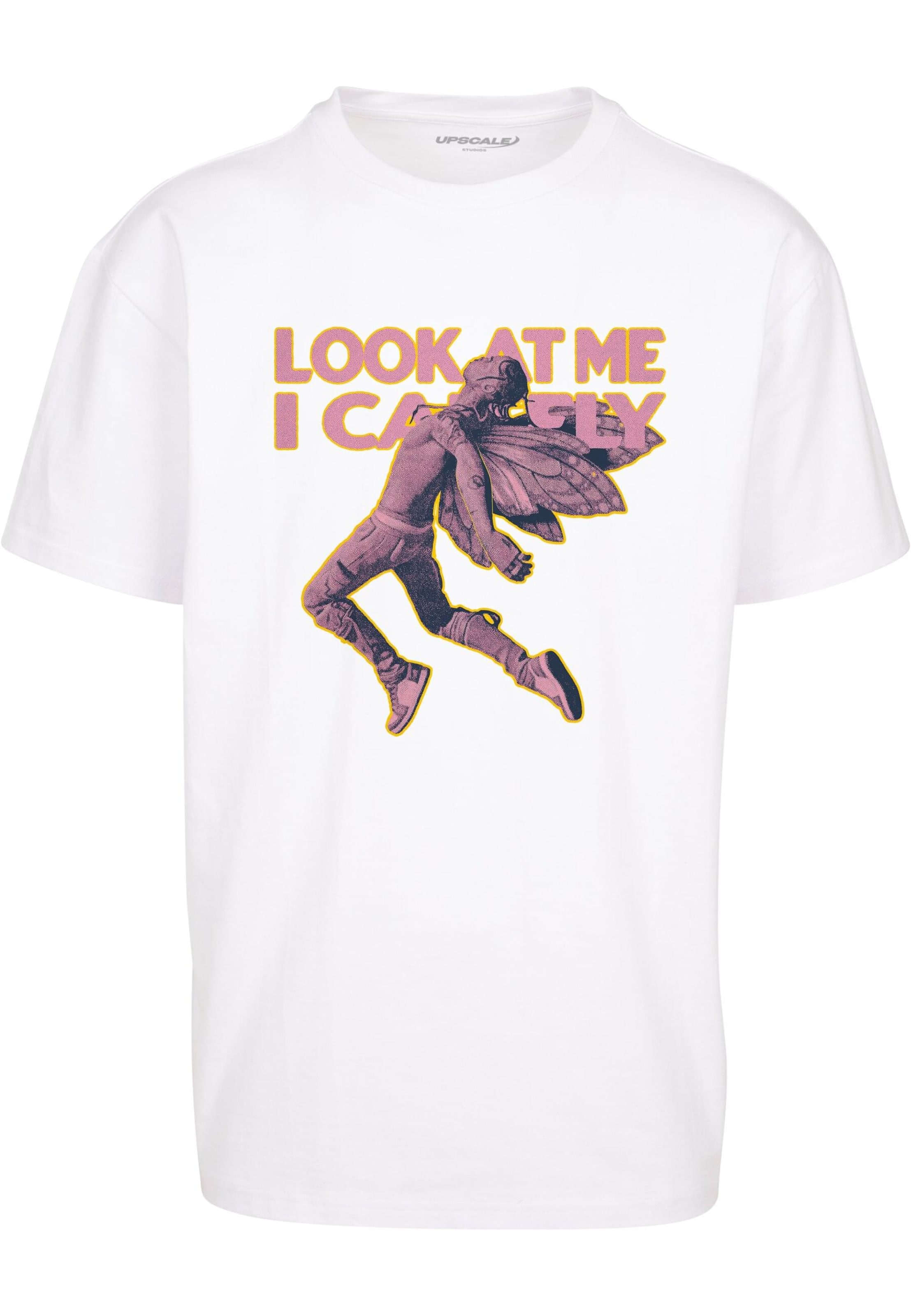 T-Shirt 'Look' MT Upscale en blanc : devant