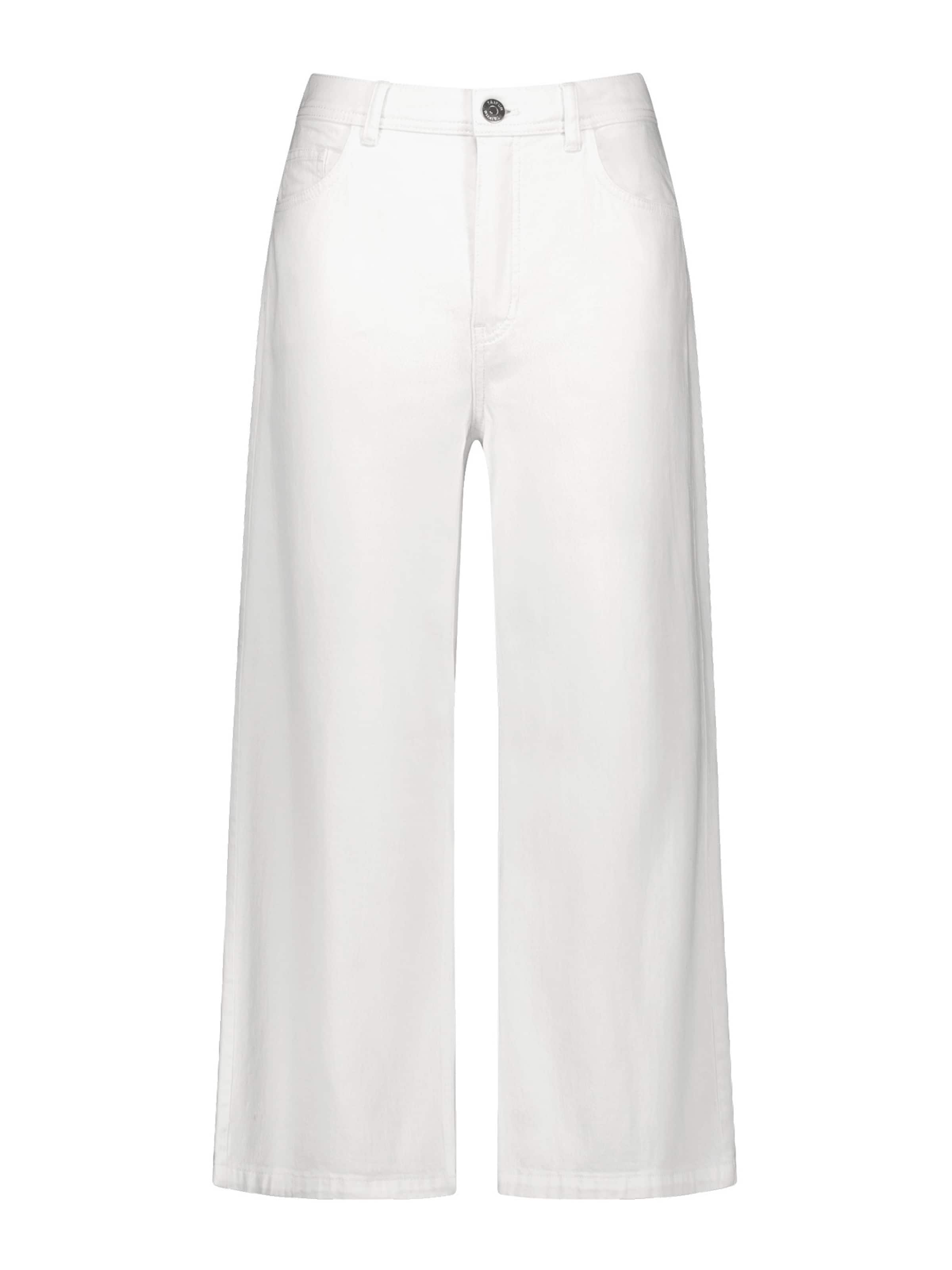 Wide Leg Jean TAIFUN en blanc : devant