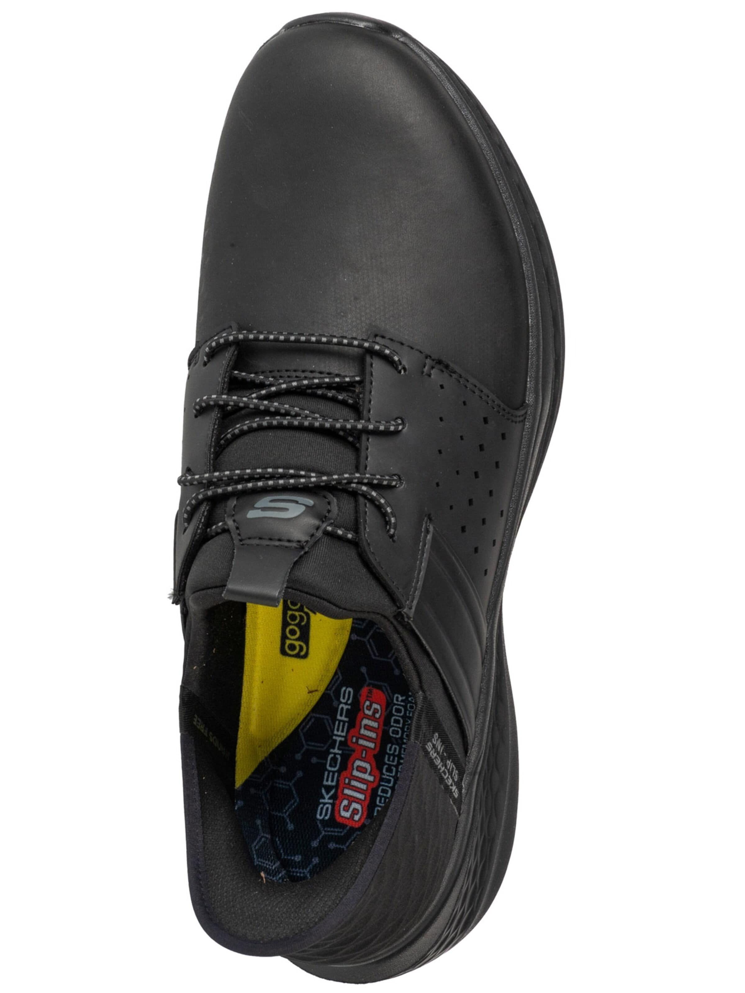 SKECHERS Sneakers laag 'Skechers Slip-Ins: Slade - Zachary' in Zwart