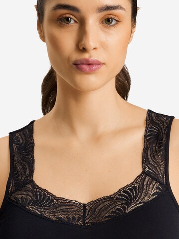 Hanro Undershirt 'Cotton Delight' in Black