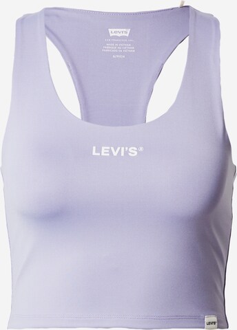 LEVI'S ® Τοπ 'Graphic Racer Half Tank' σε λιλά: μπροστά