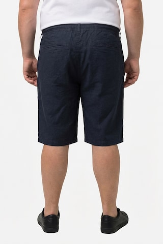 Men Plus Regular Trousers in Blue