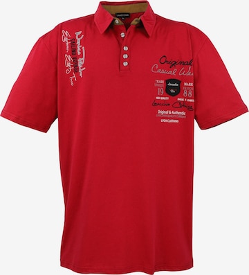 Lavecchia Shirt 'LV-610 Übergrößen' in Rot: Vorderseite