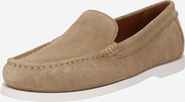 Polo Ralph Lauren - Mocassins 'MERTON' em bege: frente