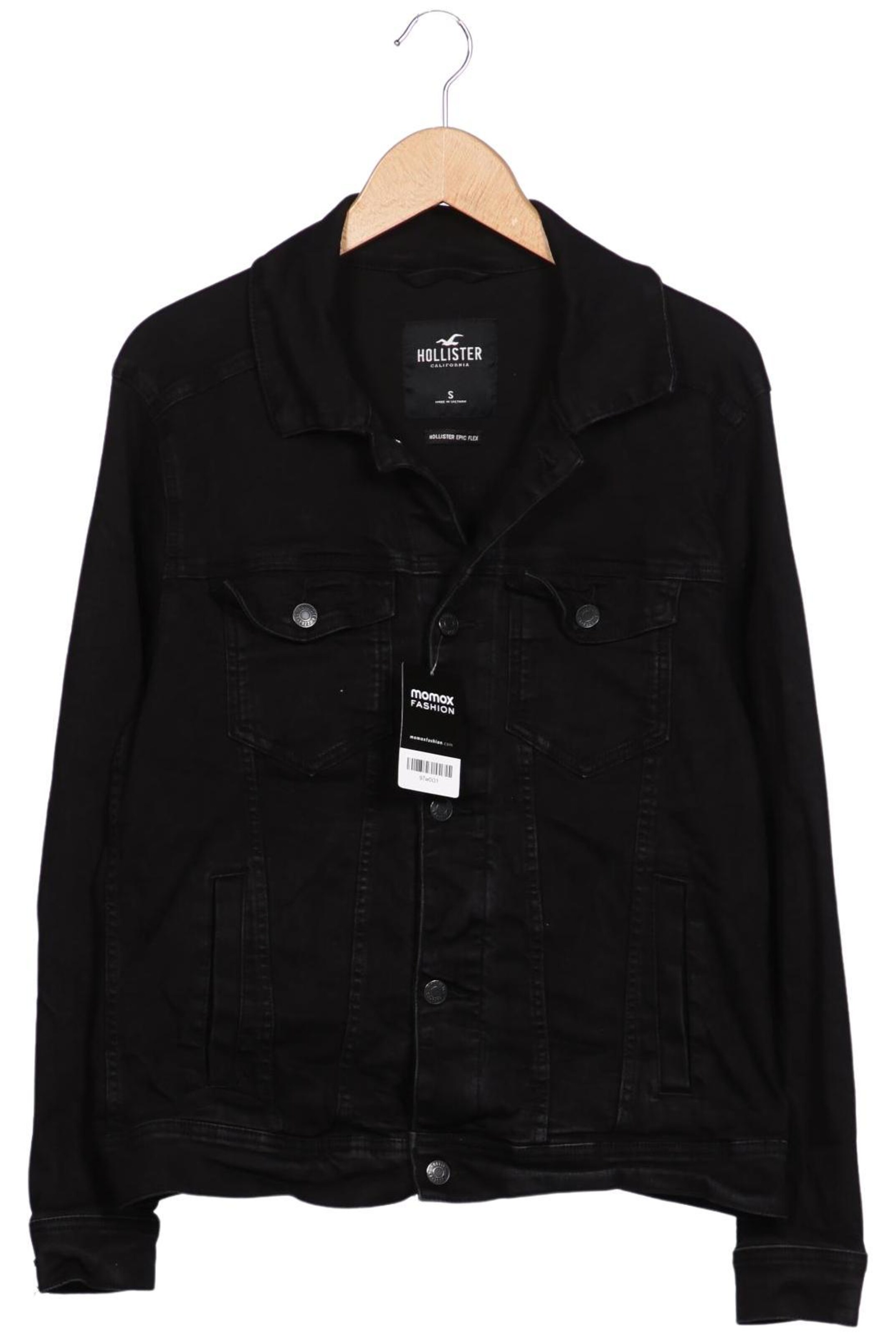 HOLLISTER Jacket & Coat in S in Black: front