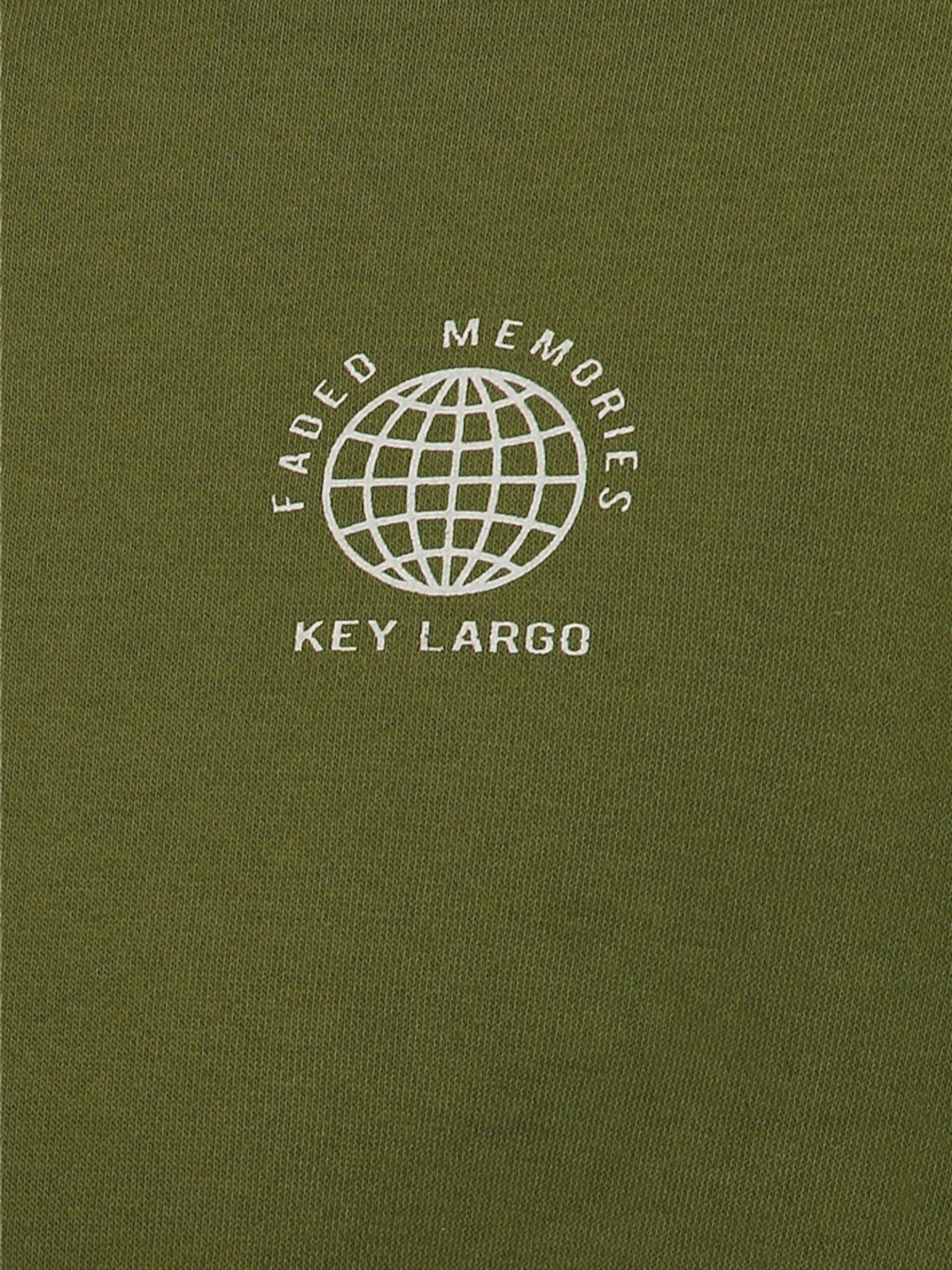 Key Largo Sweatshirt 'Faded Memories' in Green