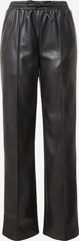 River Island Regular Trousers in Black: front