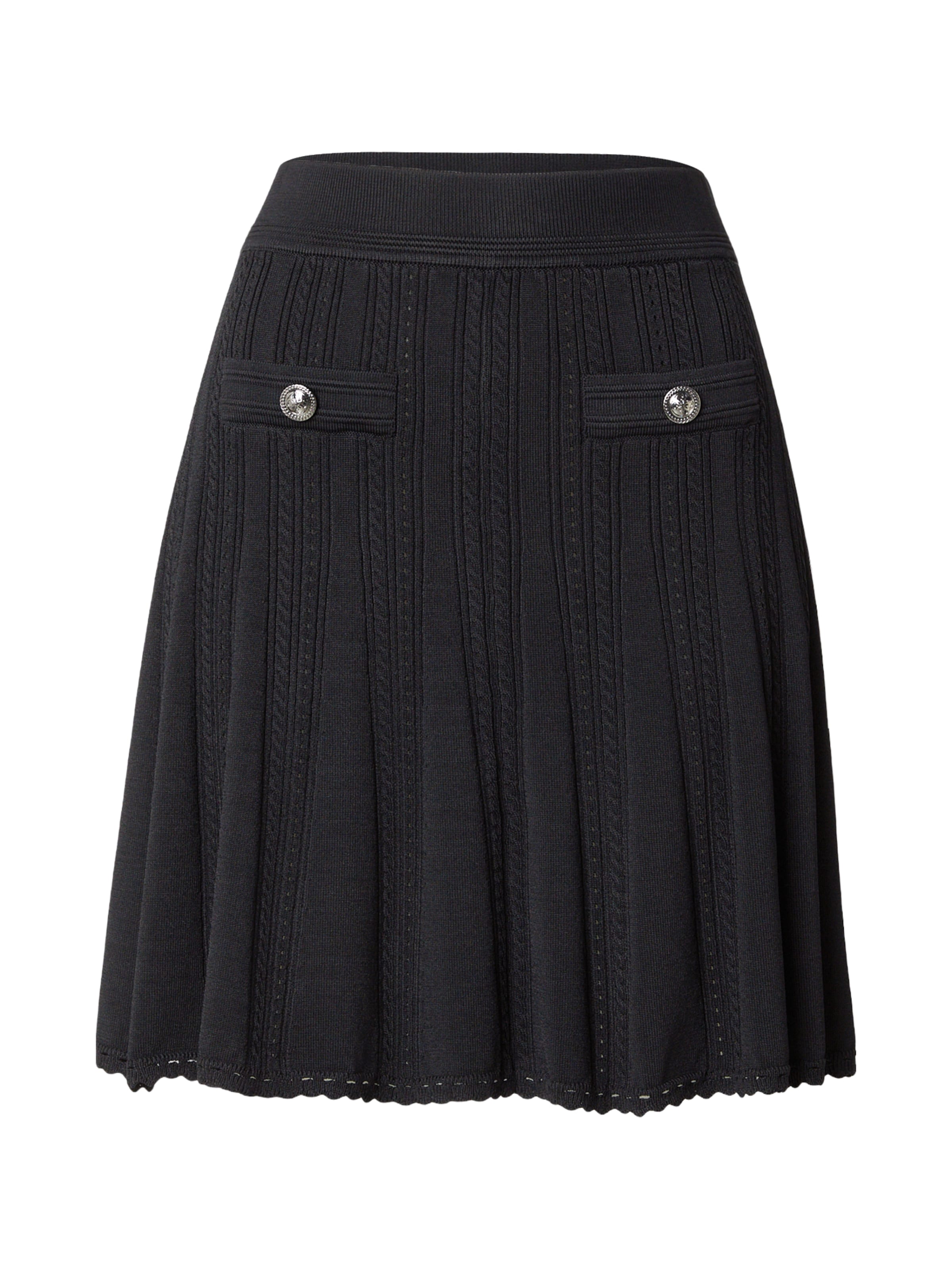Jupe 'Carmen' GUESS en noir : devant