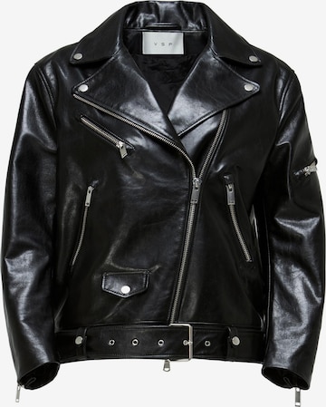 V S P Winterjacke 'Ada' in Schwarz: Vorderseite