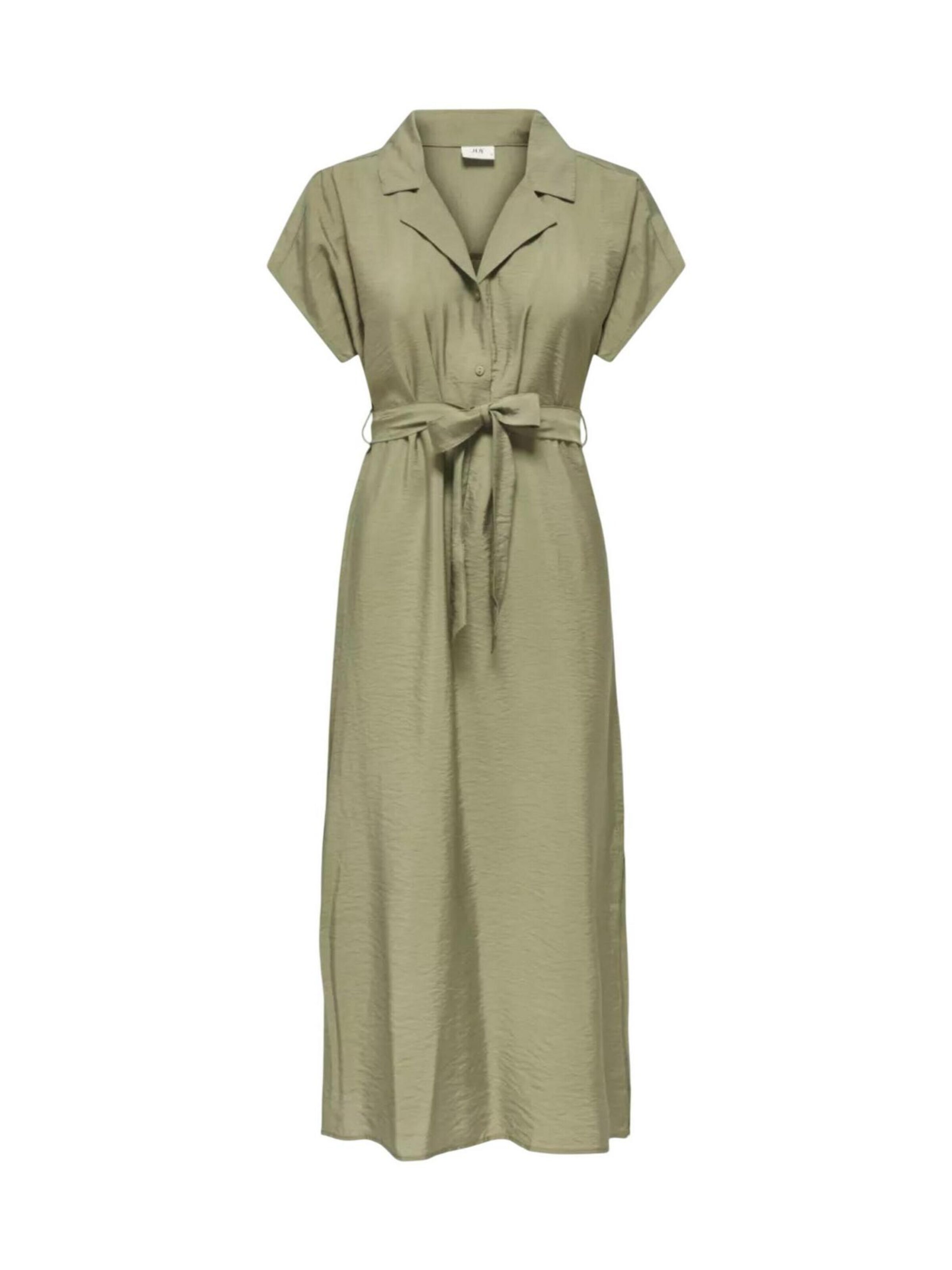 Abito 'Jdytroya Life S/L Midi Dress Wvn Dia 15347216' di Jaqueline de Yong in verde: frontale